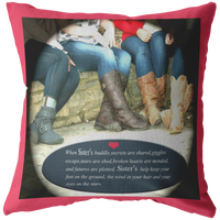 Personalize a Sister Pillow (When Sister's Huddle)